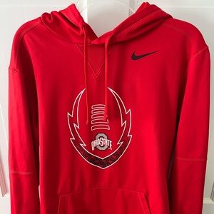 Red Nike Ohio State Football Sweatshirt Large